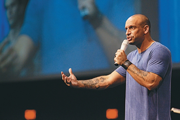 Geronimo Aguilar, tattooed former drug addict/minister/child molester.