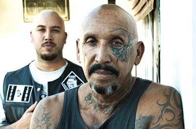 Aguilar's face-tattooed father, Phil, is disappointed that his son is a child rapist.