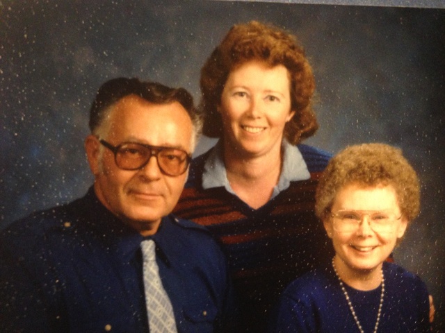 78 yr old Mel (left) and Jean Bain (far right).