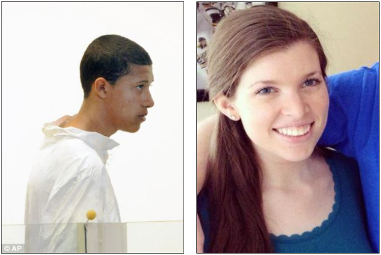 Philip Chism, son of Obama, and his victim (oppressor) Colleen Ritzer.