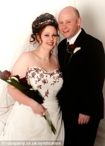 Former soldier Ray Coulson and his wife Shainie - who has been ordered to leave Britain because he is no longer in the military