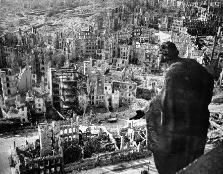 Dresden after the allied liberation.