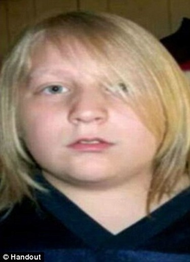 The 14-year-old brother David The 14-year-old brother David