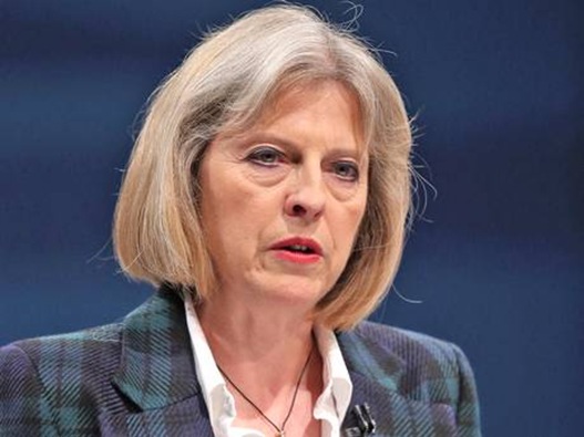 The Home Secretary, Theresa May The Home Secretary, Theresa May
