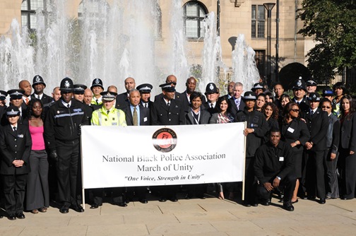 The National Black Police Association advocating for Blacks.