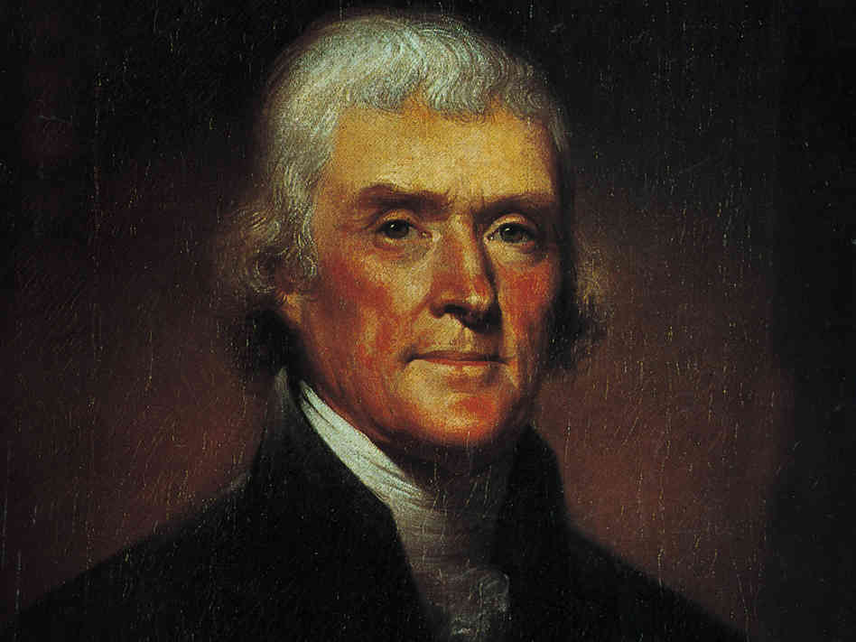 Thomas Jefferson: Proud White slave-owner, Christian populist, hater of queers.
