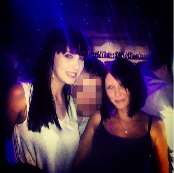 'Excited to be back' Lauren Patterson, right, was clubbing with best friend Lea Monet, left, before she was killed. Two Qatari men are on trial and the prosecutor has called for one of them to be given the death penalty