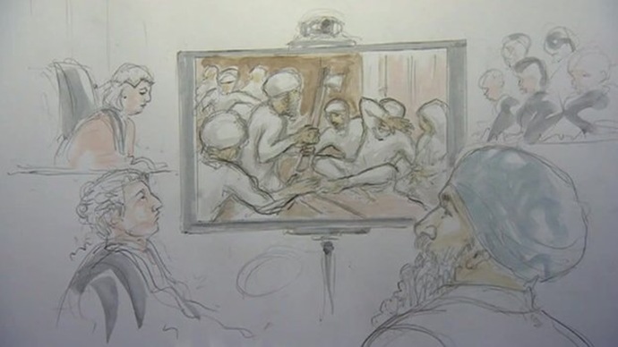 The court was shown CCTV footage of the attack on Sri Satguru Uday Singh Ji The court was shown CCTV footage of the attack on Sri Satguru Uday Singh Ji