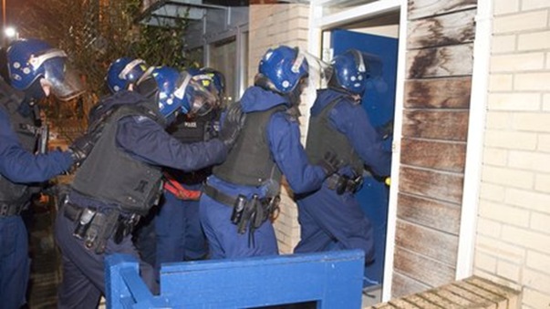 Thursday's raids across the UK were linked to one south London gang