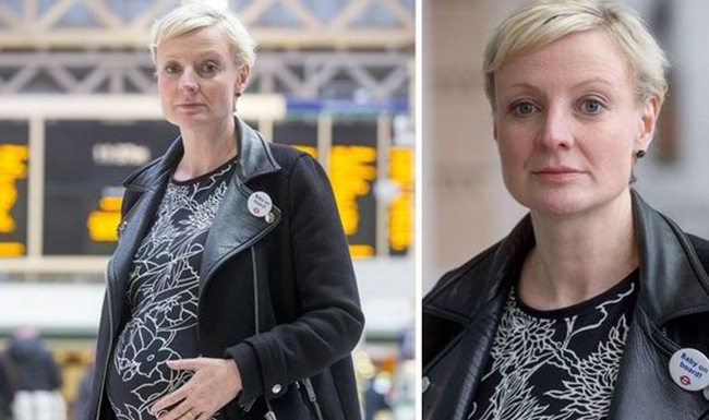 Victoria Poskitt who is 5 months pregnan