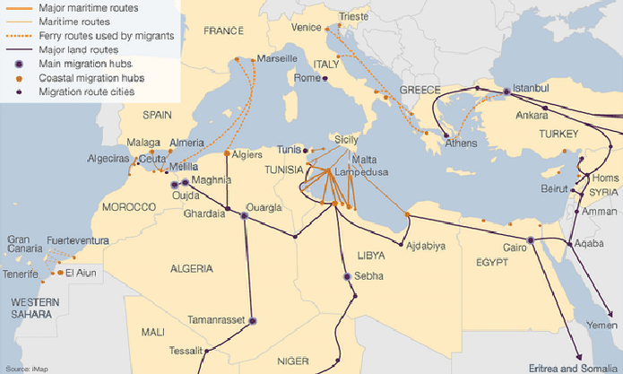 Where they are all coming from.