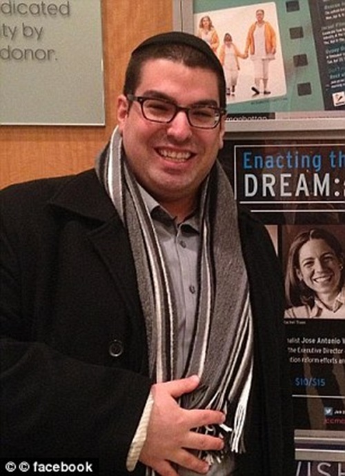 Roy Naim, an immigration activists from Brooklyn, New York