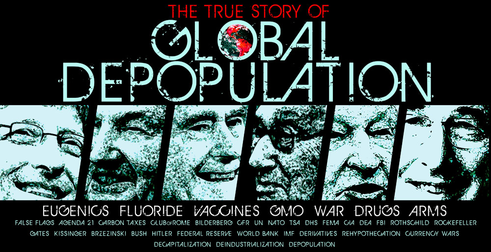 Since I first heard Alex Jones talk about a "depopulation" plan in 2000, the population has gone from 6 to 7 billion, and the alleged planners of this conspiracy are still sending billions in aid to fund population explosions in the third world.