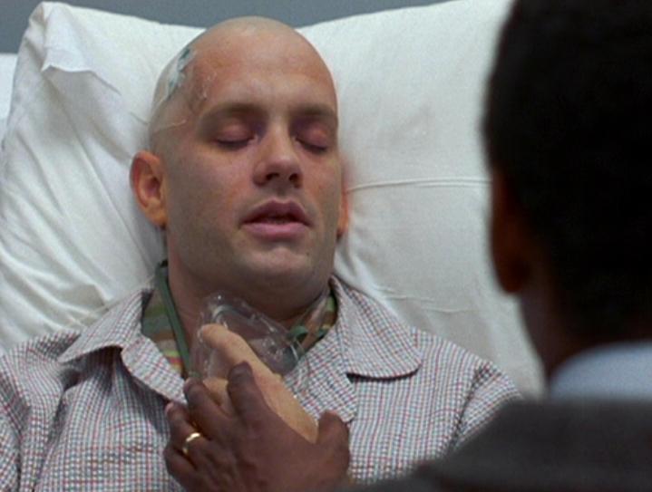 Tom Hanks as an AIDS-riddled queer with lesions all over his body in Philadelphia. Won Academy Award for Best Actor - 1995