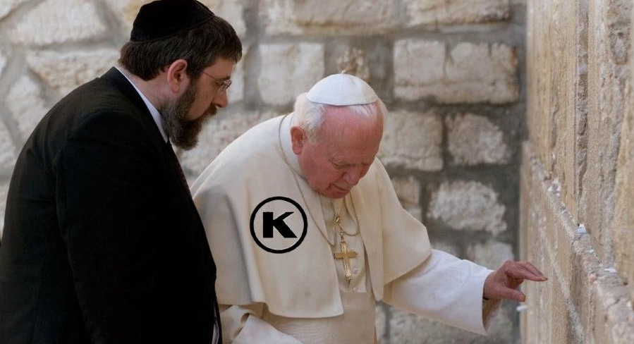 John Paul II was given the kosher stamp of approval, the main reason why he is being declared a "saint".