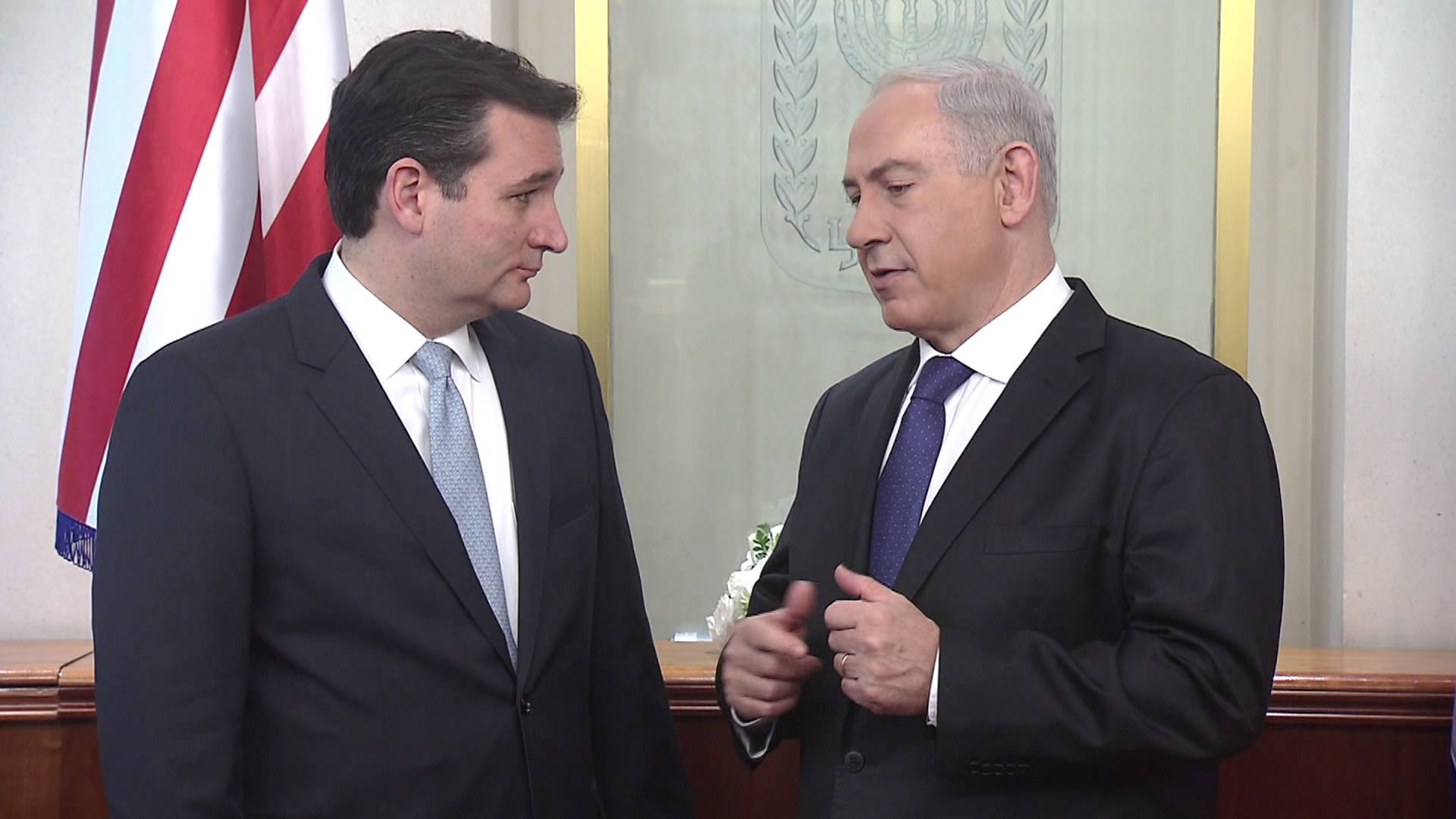 Ted Cruz wants the Jews to know that the Republicans will make better lackeys for the Jews.