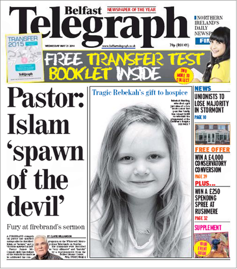 Belfast-Telegraph-Islam-spawn-of-devil Belfast-Telegraph-Islam-spawn-of-devil