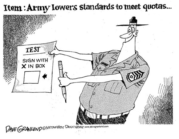 Lowering standards