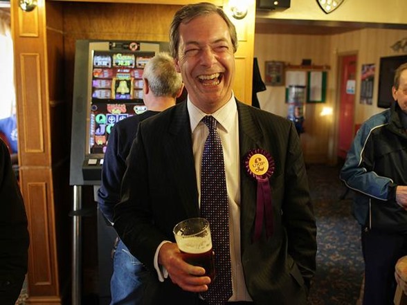 Nigel Farage Ukip pub Nigel Farage Ukip pub