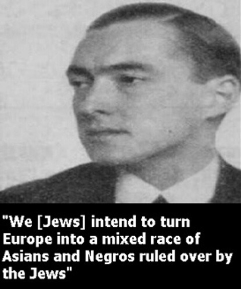 EU founding father Count Richard Coudenhove-Kalergi in 'Praktischer Idealismus' 1925.