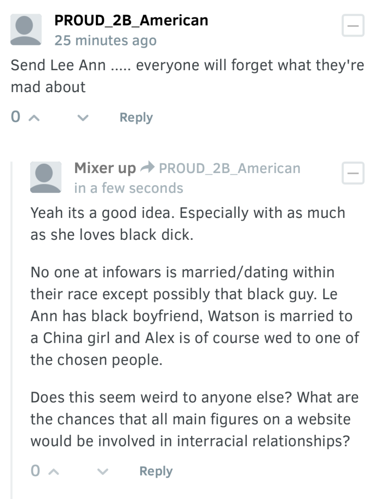 I replaced "nagger" with "black" and the post went through.