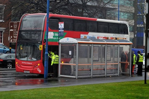 The scene on Hagley Road The scene on Hagley Road