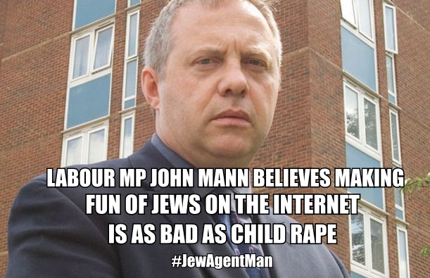 John Man Making fun of jews worse than child rape