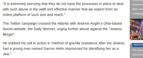 The redacted version, which contains only the ambiguous term "abuse."