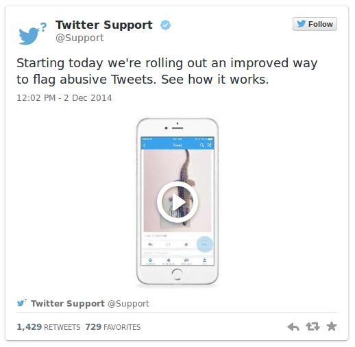 Mean words on Twitter were going to lead to another lampshading if Twitter didn't act...!