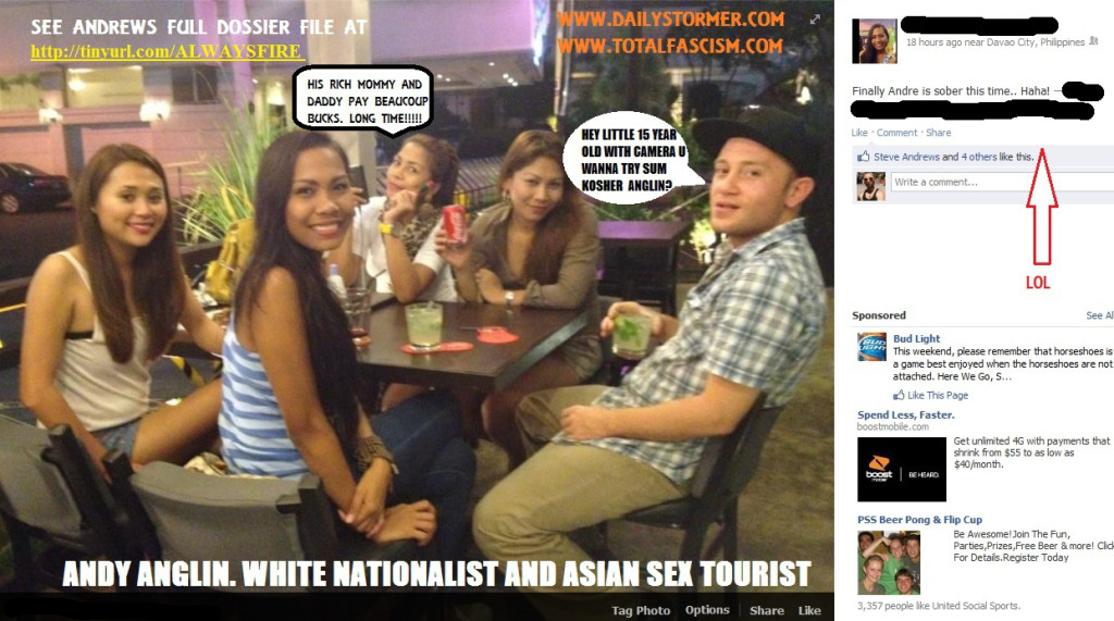 This picture gets spammed as proof I'm a shill. A meme created by a Moslem convert rapper.  Isn't it cute that Lewka/Yusuf calls me "Andy"?