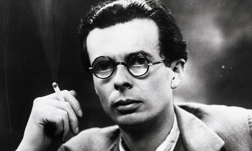Aldous Huxley smoking, circa 1946