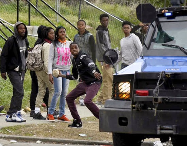 niggerthrowingrockbaltimore