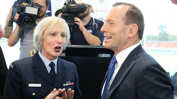 Australia's highest ranking cross-dresser is a good friend of Australian PM Tony Abbott, who loves Jews. 
