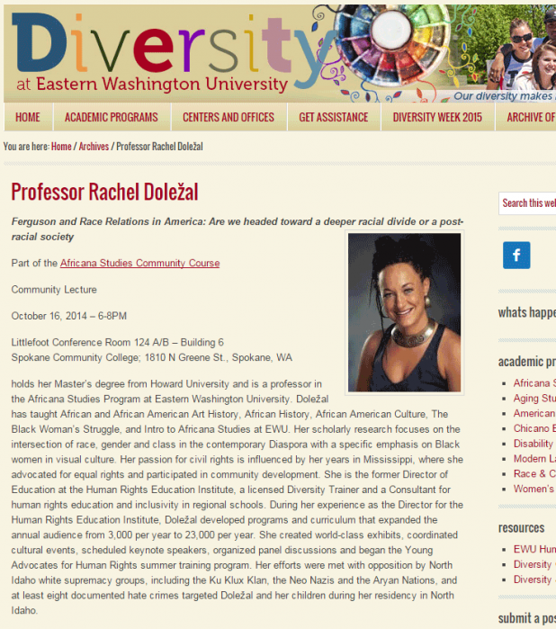 Her whole life is a disgraceful lie.  