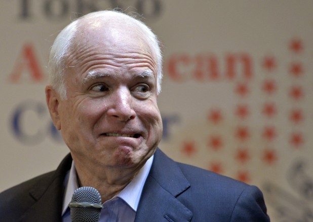 John McCain: Always the craziest guy in the room.