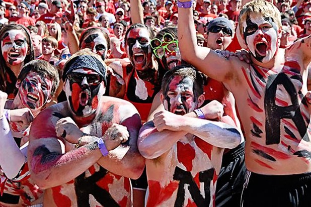 Husker Fans Throwing the Bones Husker Fans Throwing the Bones