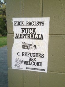 It seems that anarchists want to swap places with the refugees