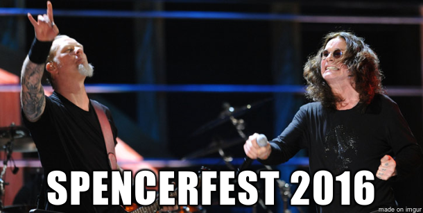 Rumor has it that next year Spencer might kick it up a notch.