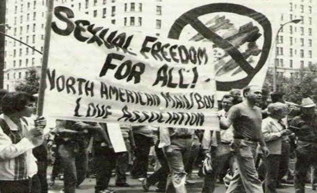 The boy-lovers marched right alongside the normal ass-lovers and were not condemned. These people did what they did and they got what they wanted.