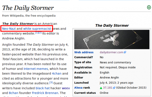 Who else gets called names by Wikipedia? Isn't that against policy?