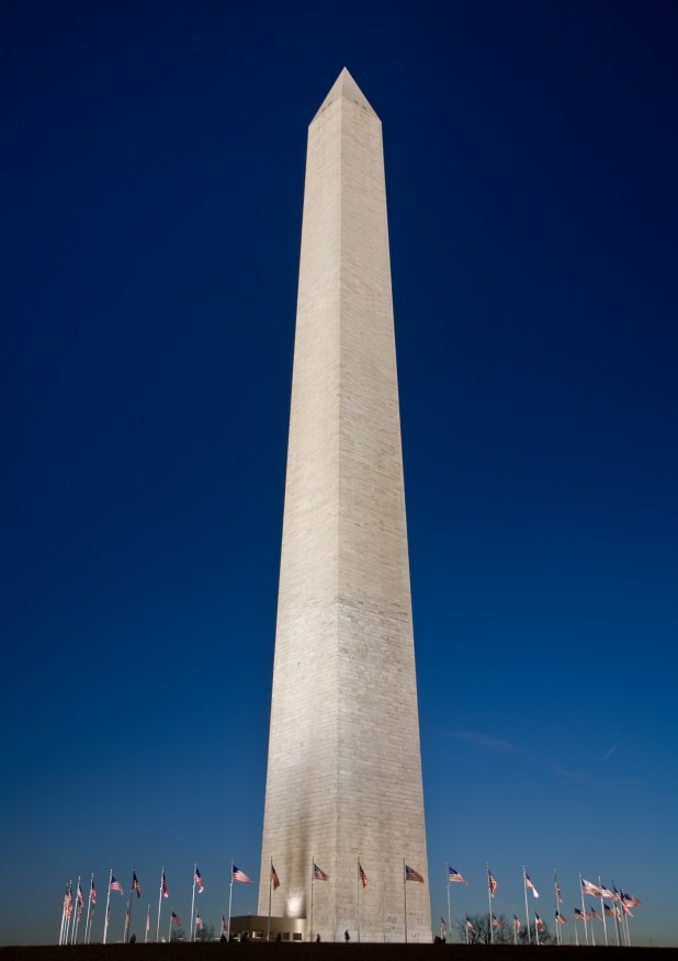 The Washington Monument is an obelisk, a design that goes all the way back to Egypt and was used by Greece and Rome. Every European country in the world still uses this design.