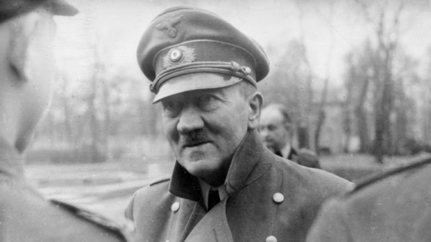 War and Conflict, World War Two, pic: 20th April 1945, Germany's leader Adolf Hitler with young members of the Hitler Youth in Berlin, some 10 days before he committed suicide in the last hours before the Russians captured the city (Photo by Popperfoto/Getty Images)