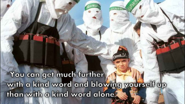 Kind word blowing yourself up