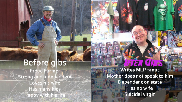 before and after gibs