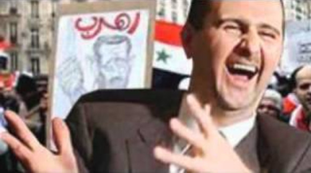 assad laughs