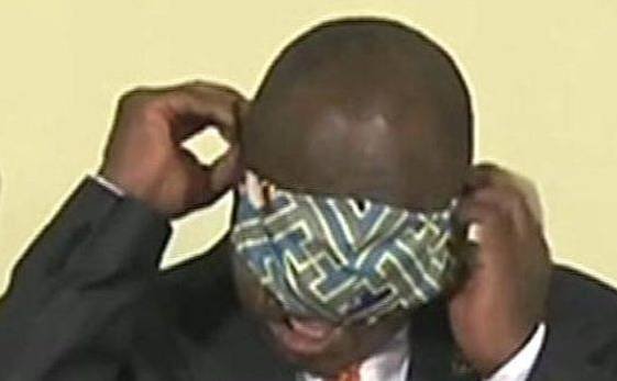 Watch: South Africa’s President Struggles to Put Face Mask On