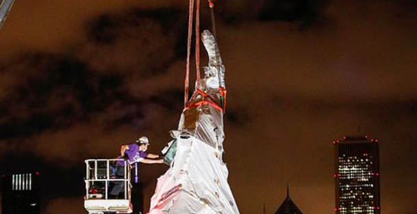 Christopher Columbus Statues Removed from Chicago’s Grant Park and Little Italy
