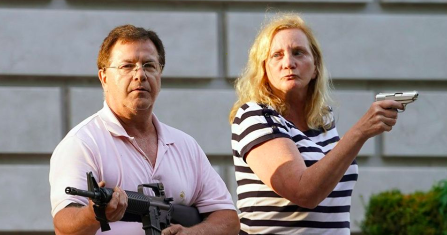 Self-Defense Boomer Meme Couple Warn RNC of Kamala’s Plan to Unleash Hell on White Suburbia