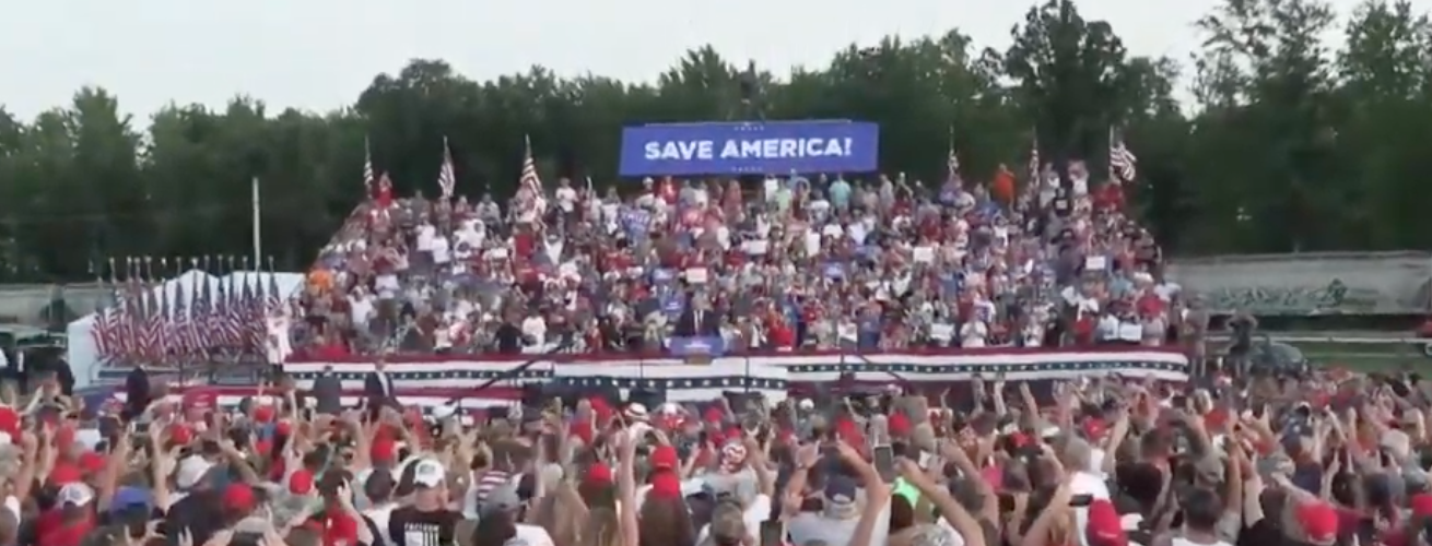 Donald Trump Does Ohio Rally, Plays All the Hits