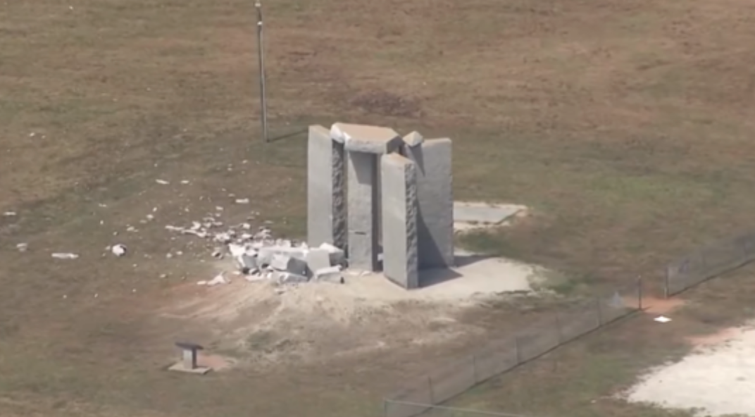 The Georgia Guidestones Were Bombed